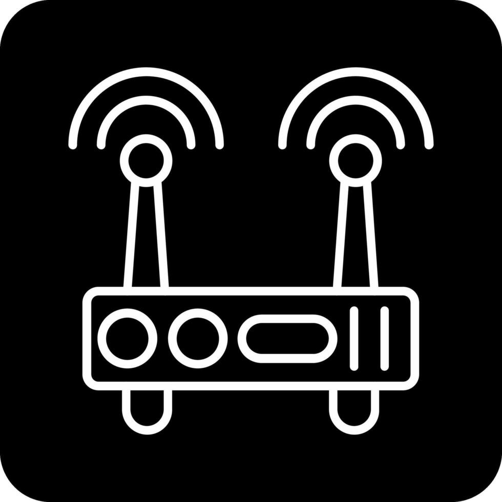 icono de vector de enrutador wifi