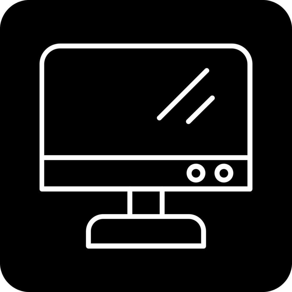 monitor de icono de vector