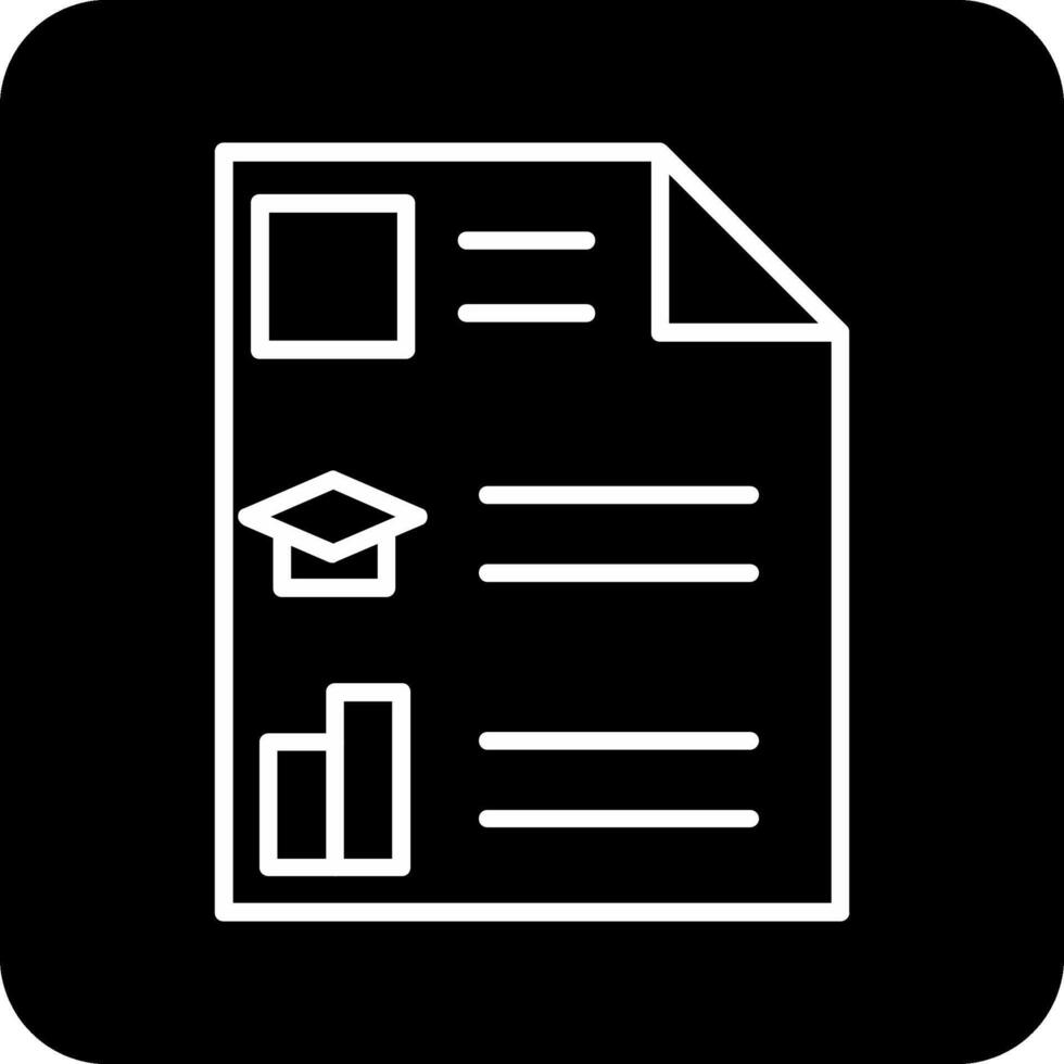 Curriculum Vitae Vector Icon