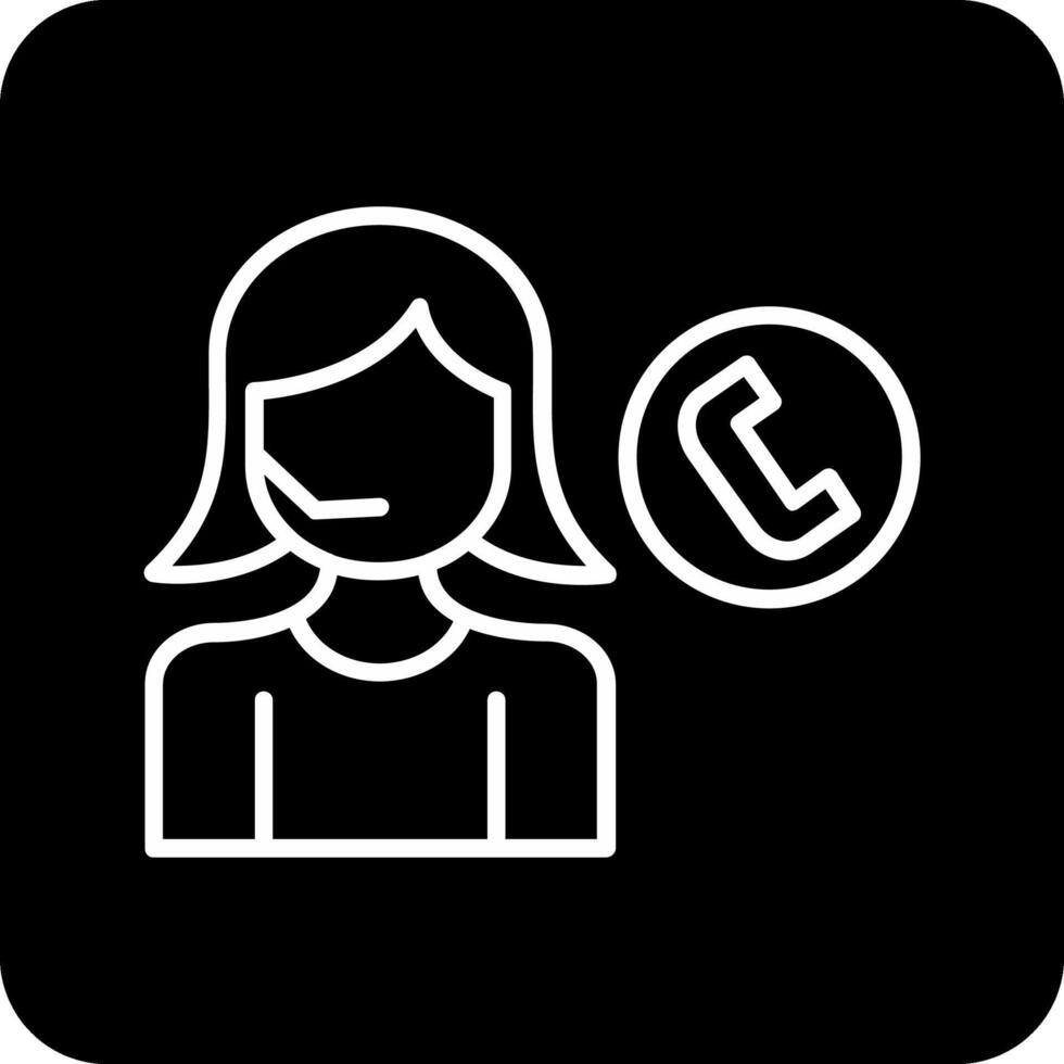 Call Center Agent Vector Icon