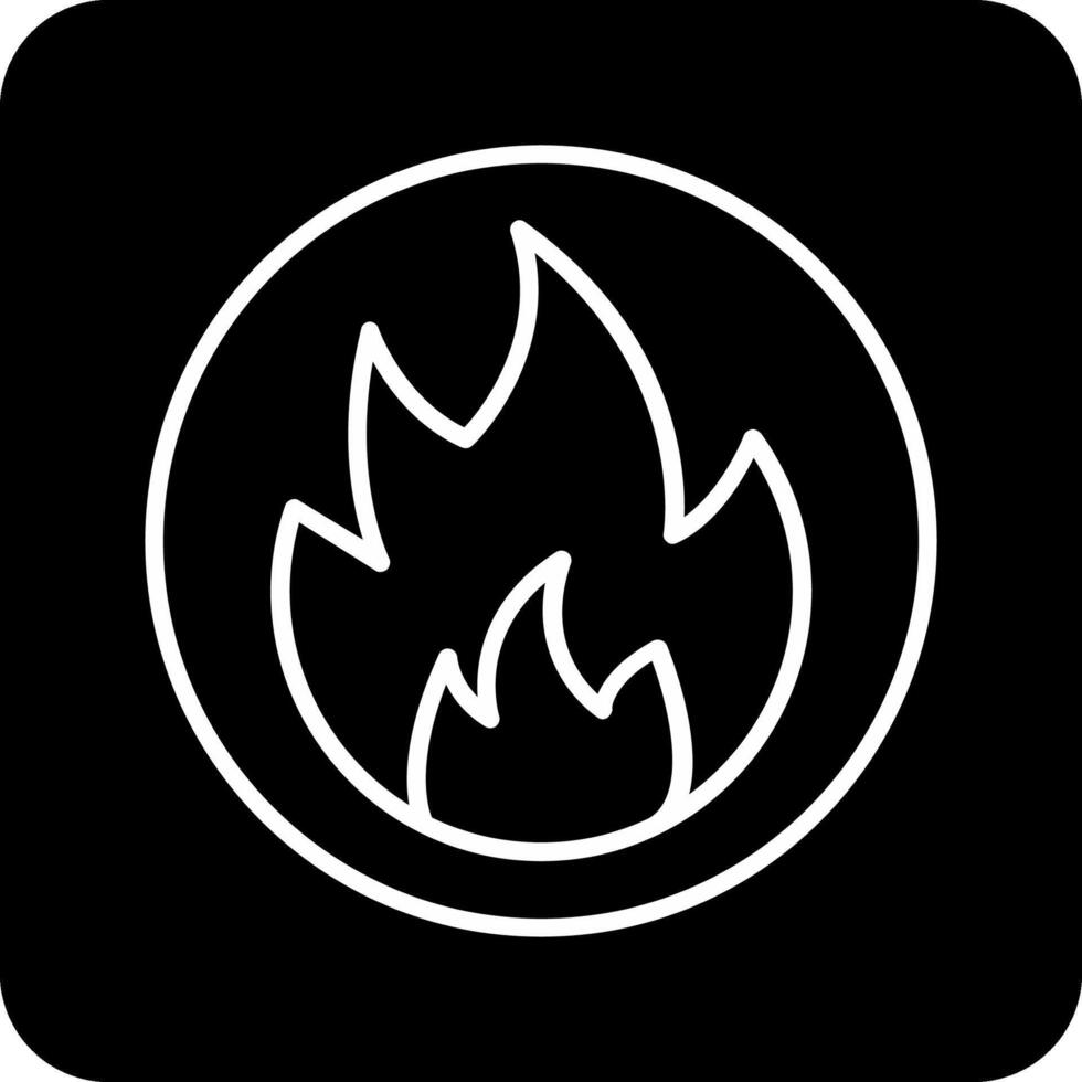 Flammable Vector Icon