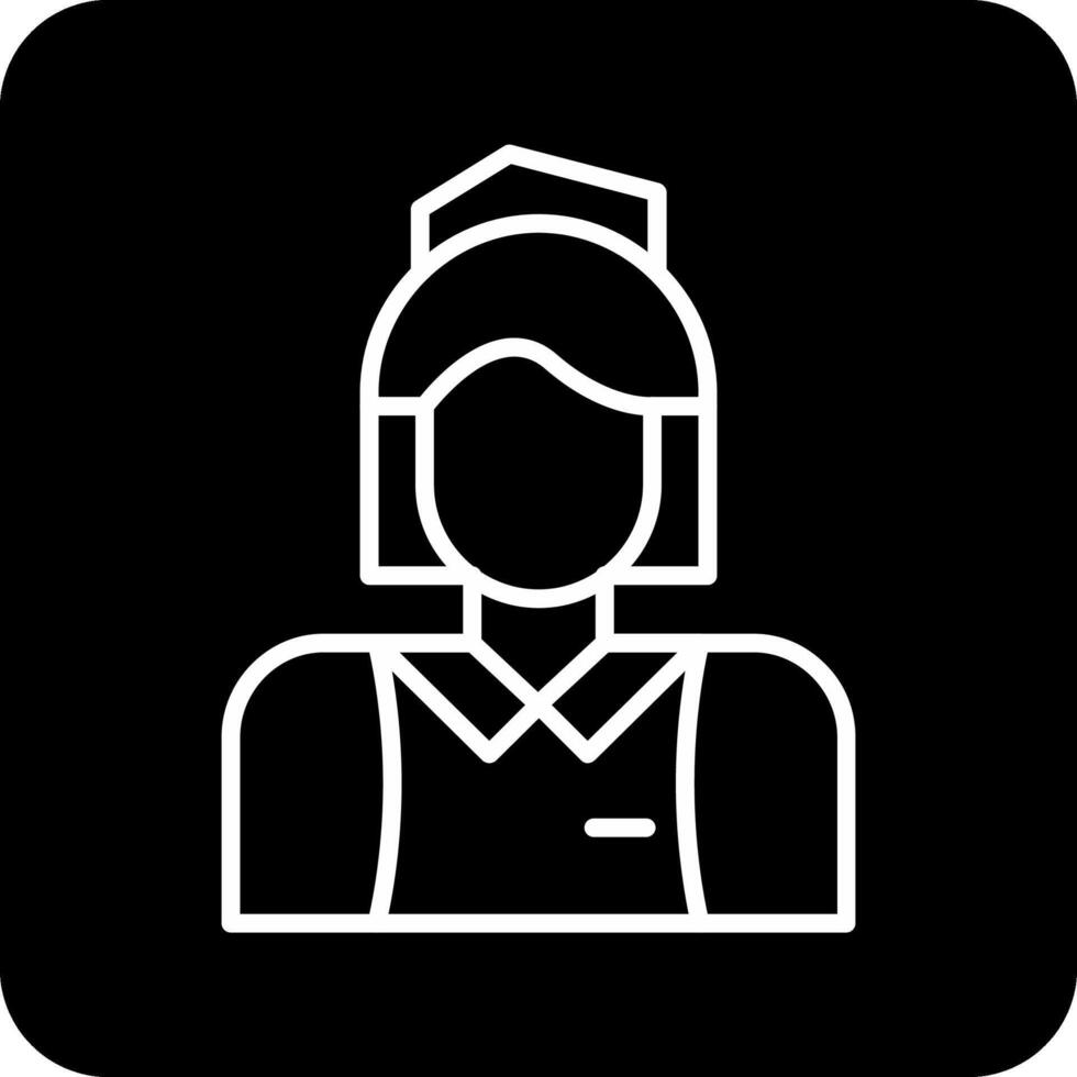 Flight Attendant Vector Icon