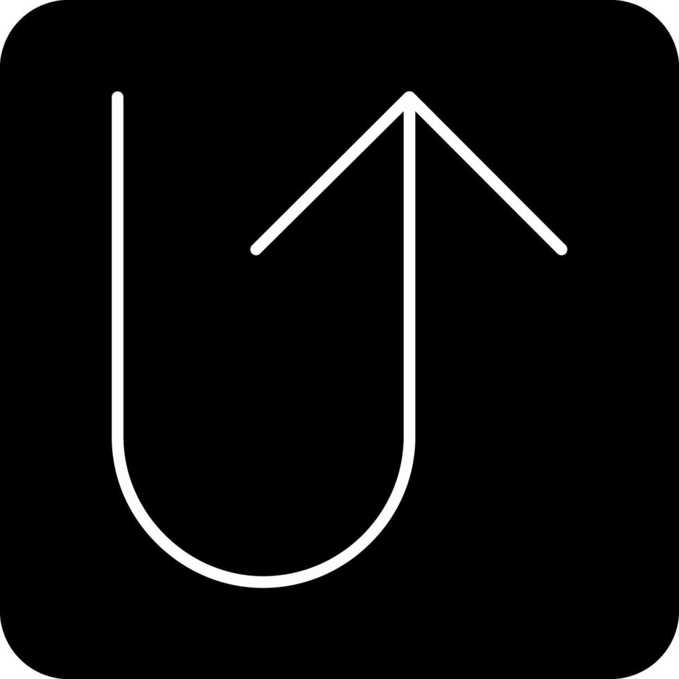 U Turn Vector Icon