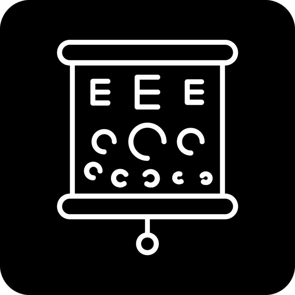 icono de vector de prueba de ojo