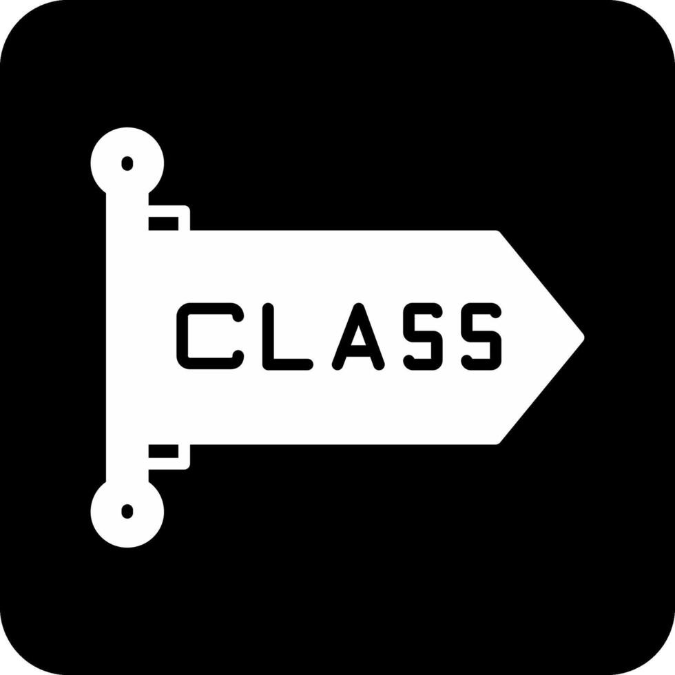 icono de vector de clase