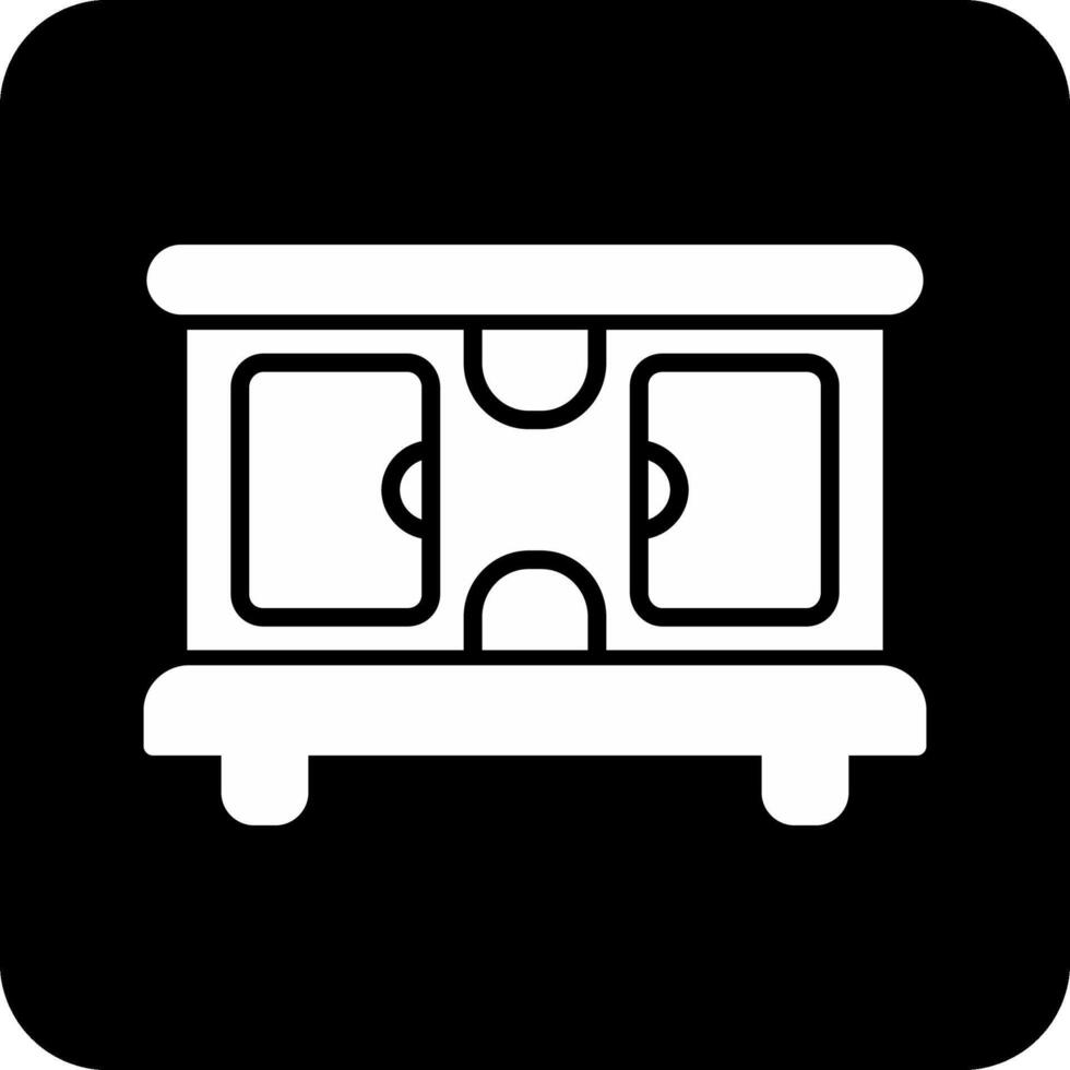 Tv Stand Vector Icon