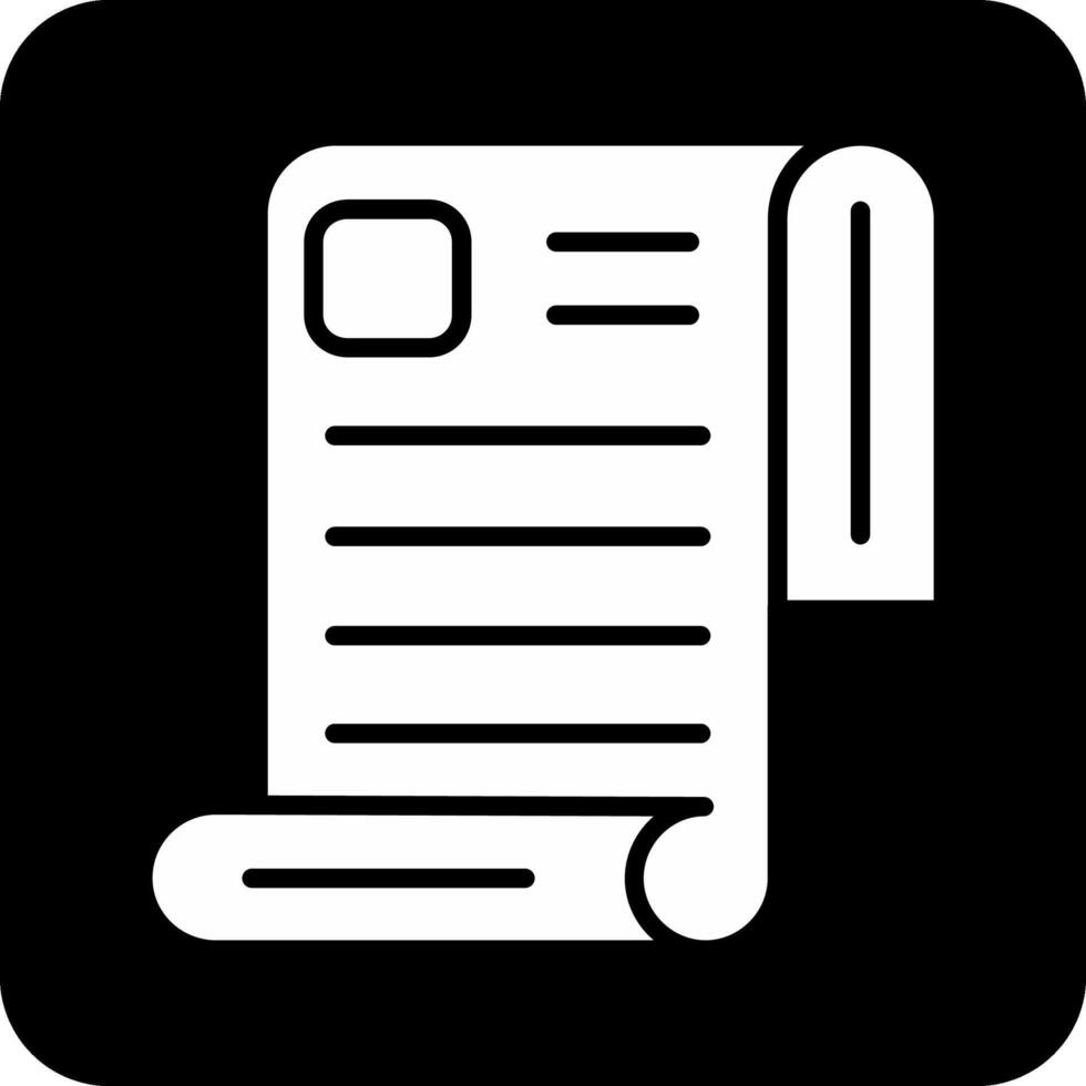 Newspaper Vector Icon