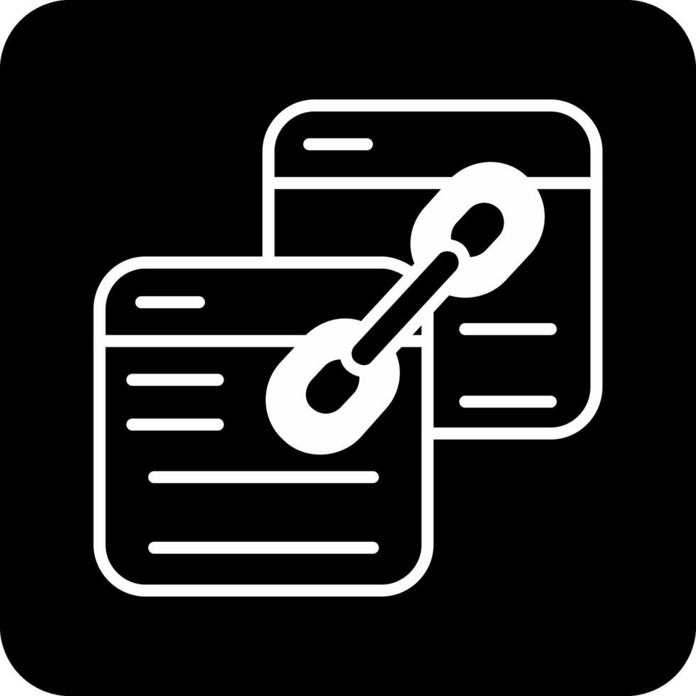 Backlink Vector Icon