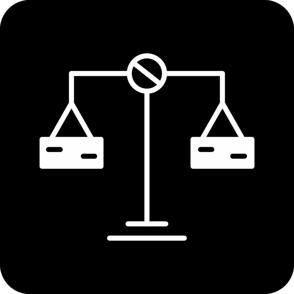 Balance Scale Vector Icon