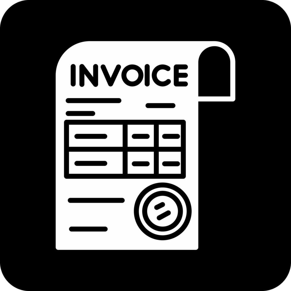 Invoice Vector Icon