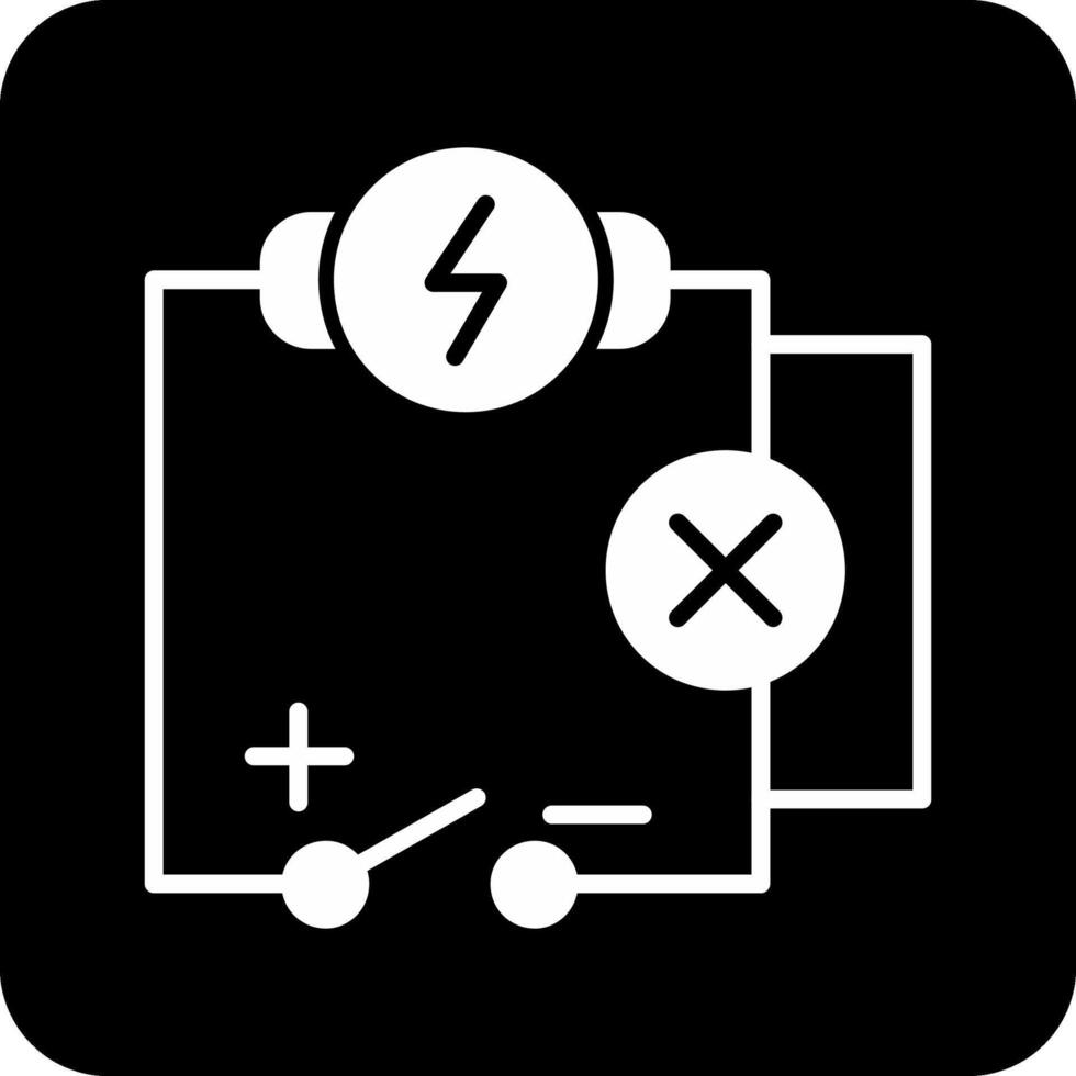 icono de vector de circuito eléctrico