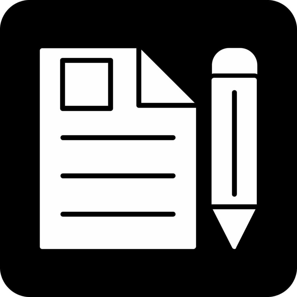 icono de vector de documento