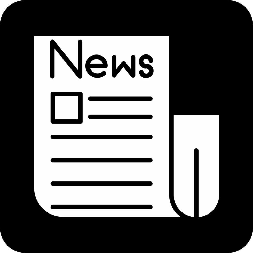 News Paper Vector Icon