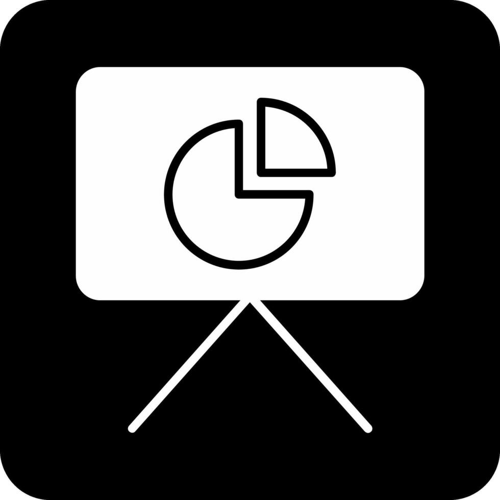 tarta gráfico presentación vector icono