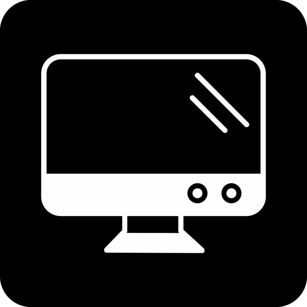 monitor de icono de vector