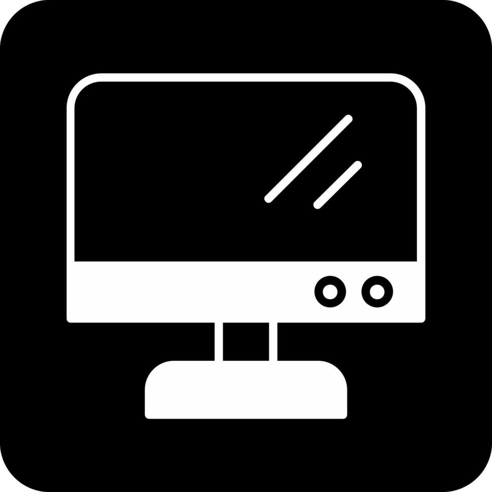 monitor de icono de vector