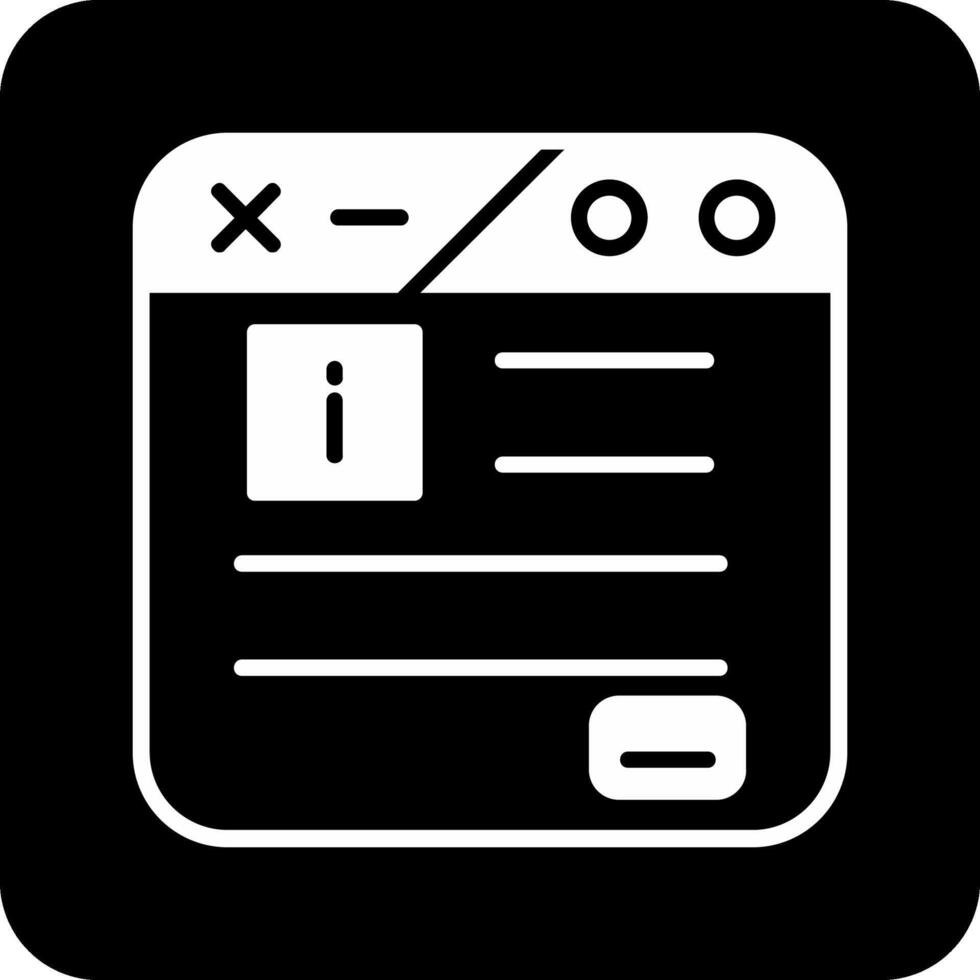 Information Vector Icon