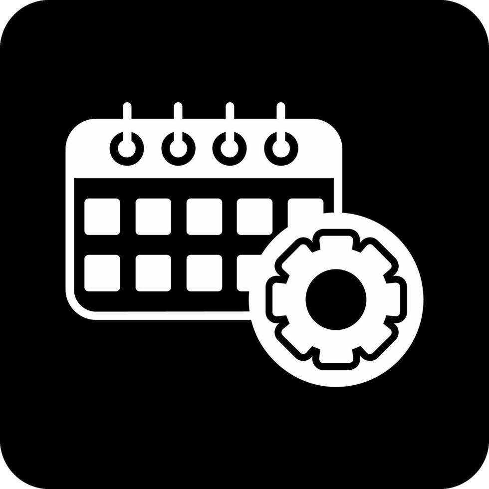 icono de vector de horario