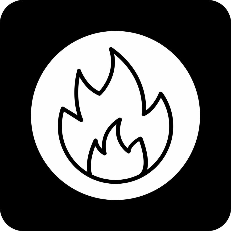 Flammable Vector Icon