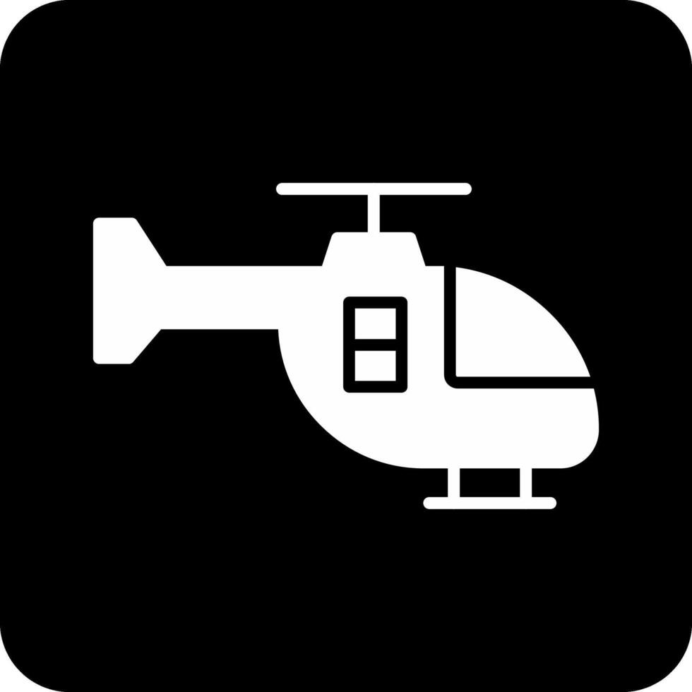 icono de vector de helicóptero