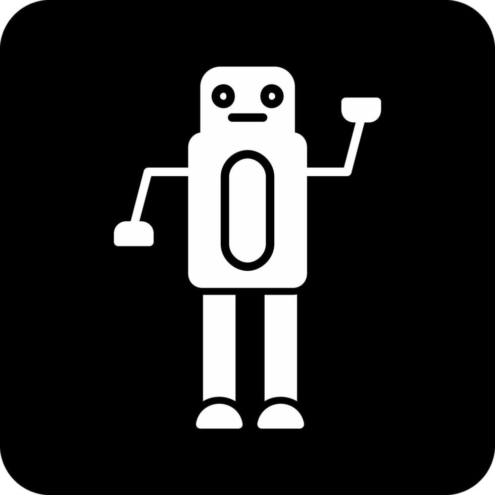 icono de vector de robot