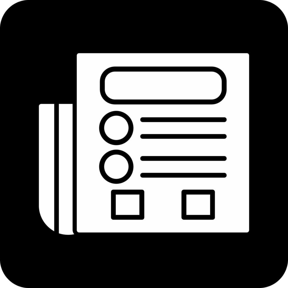 Newspaper Vector Icon