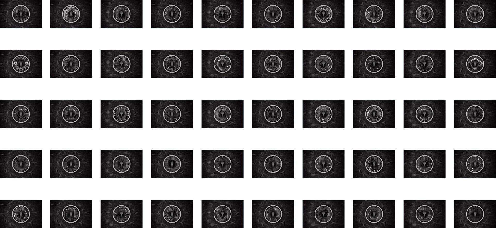 eye cyber circuit future technology concept background vector