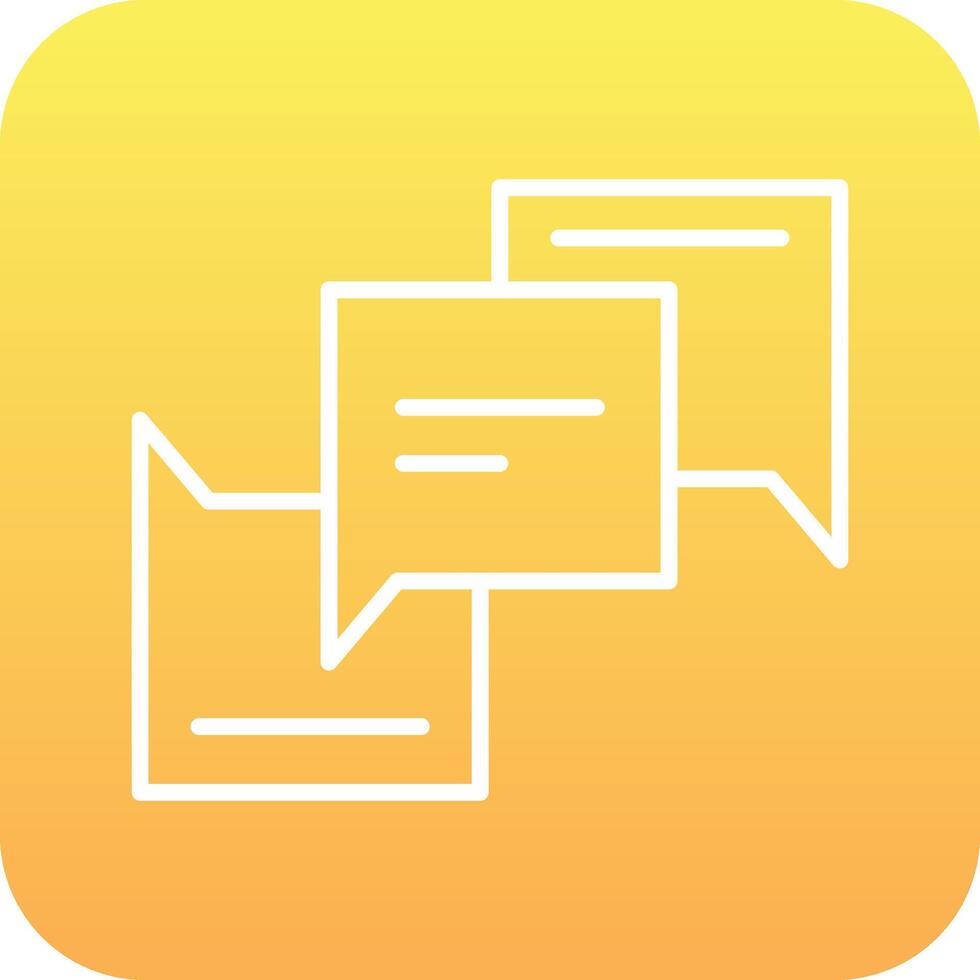 Speech Bubbles Vector Icon
