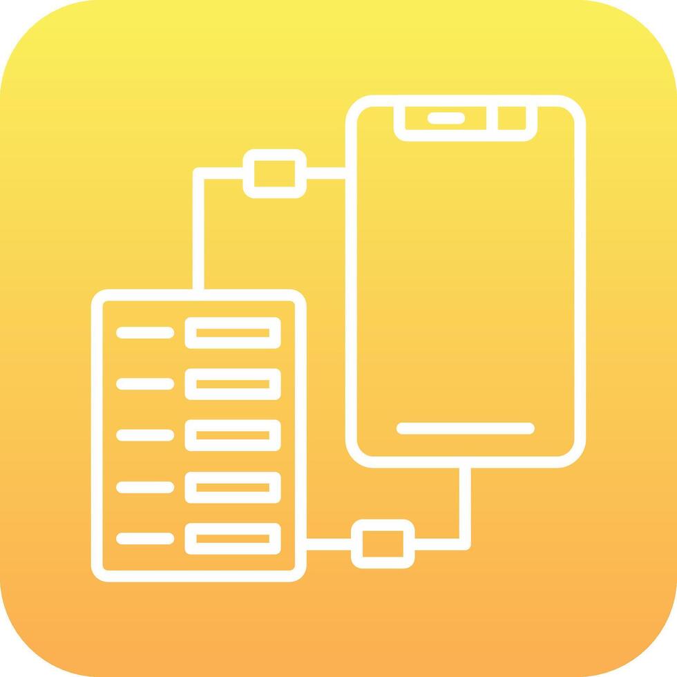 Data Transfer Vector Icon