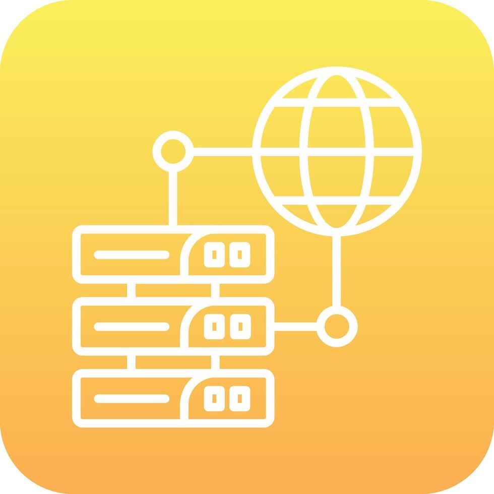 Web Hosting Vector Icon