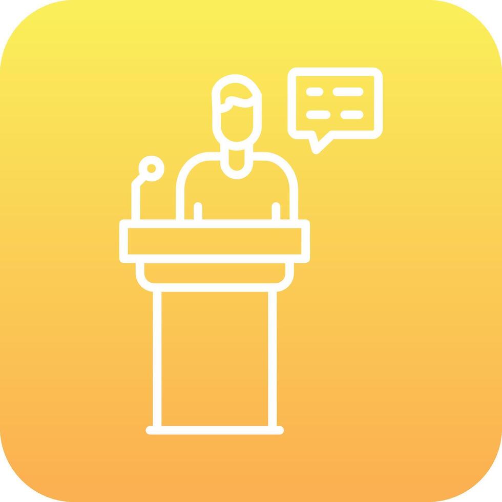 Speech Vector Icon