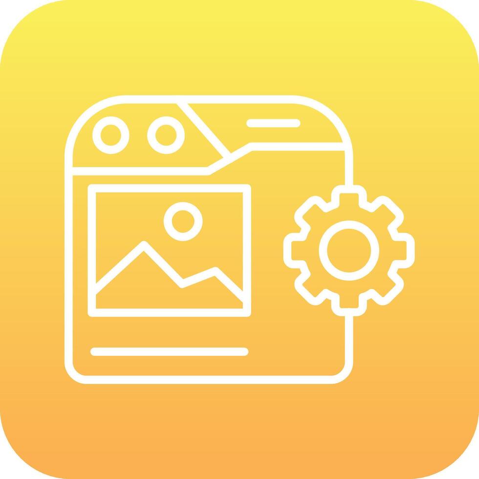 icono de vector de gestión de contenido