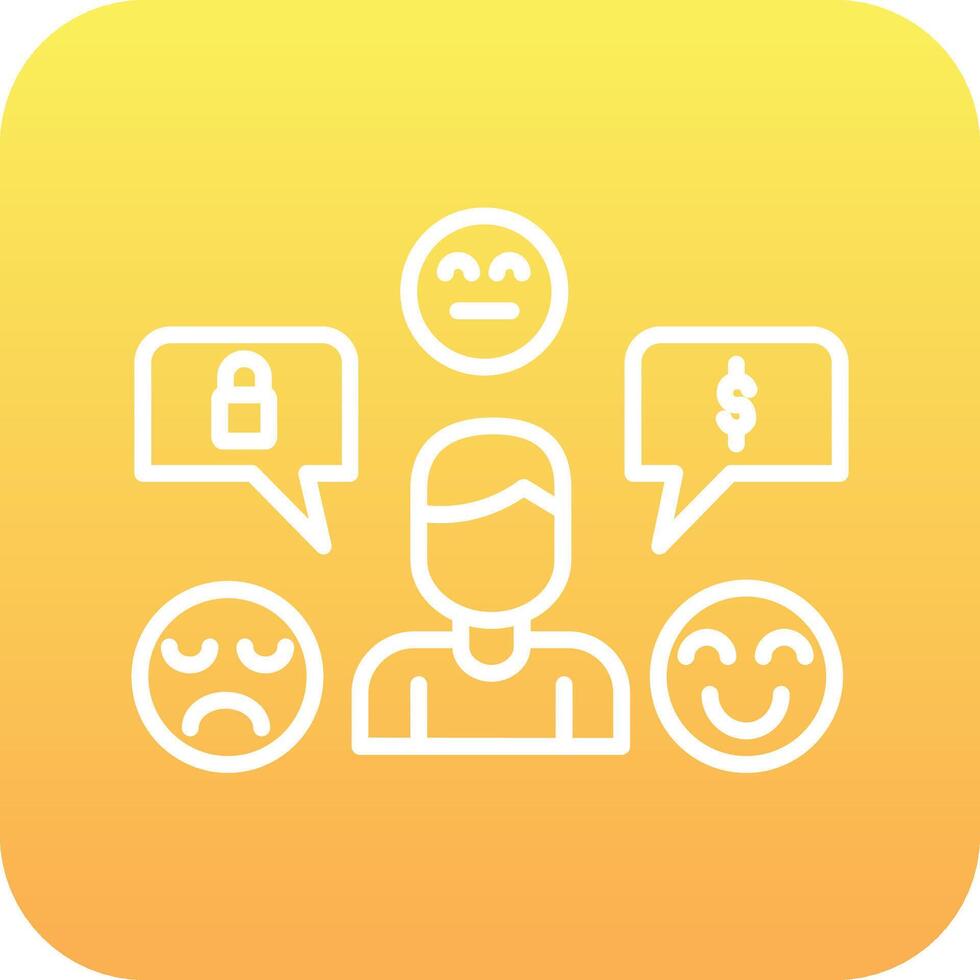 Customer Behavior Vector Icon