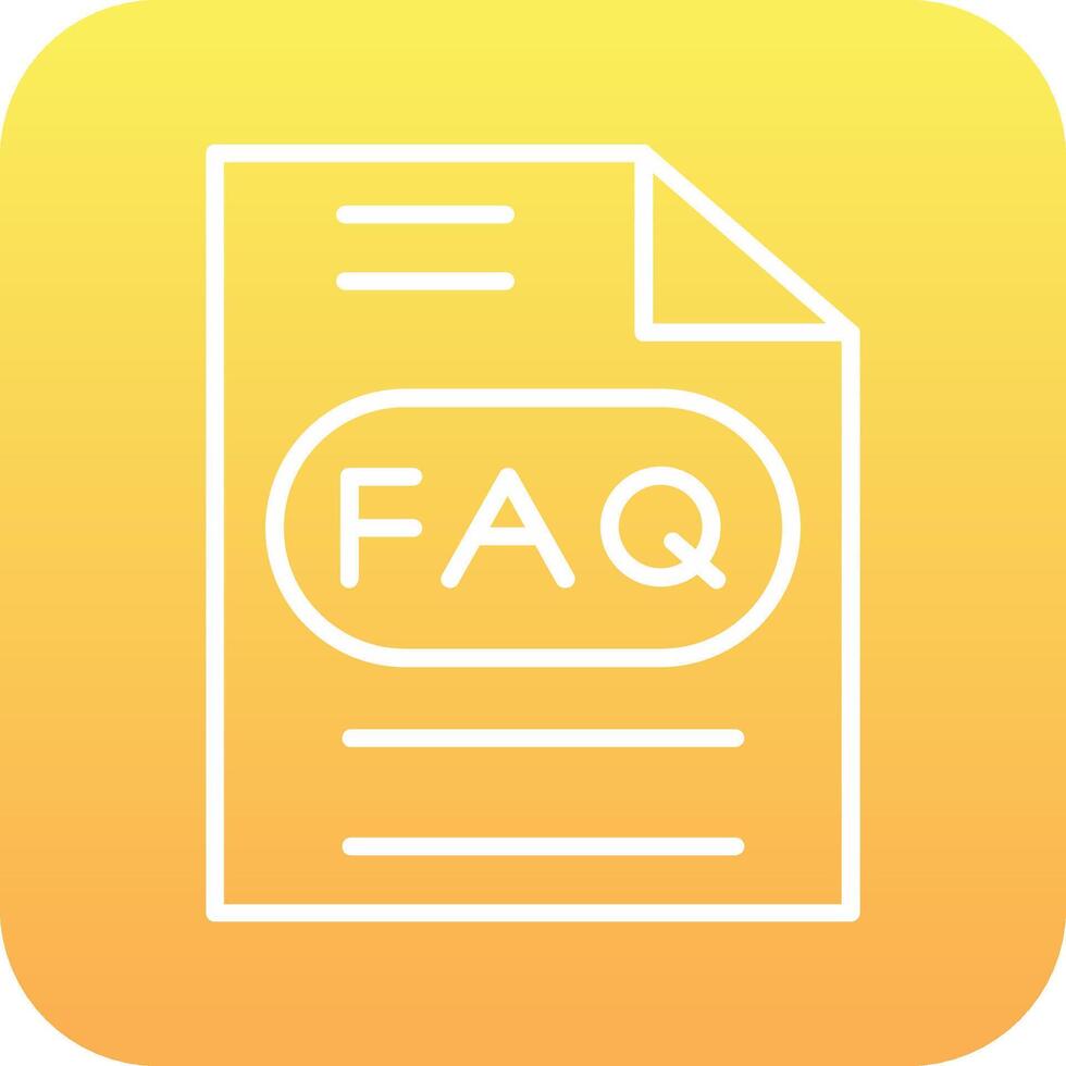 Faq Vector Icon