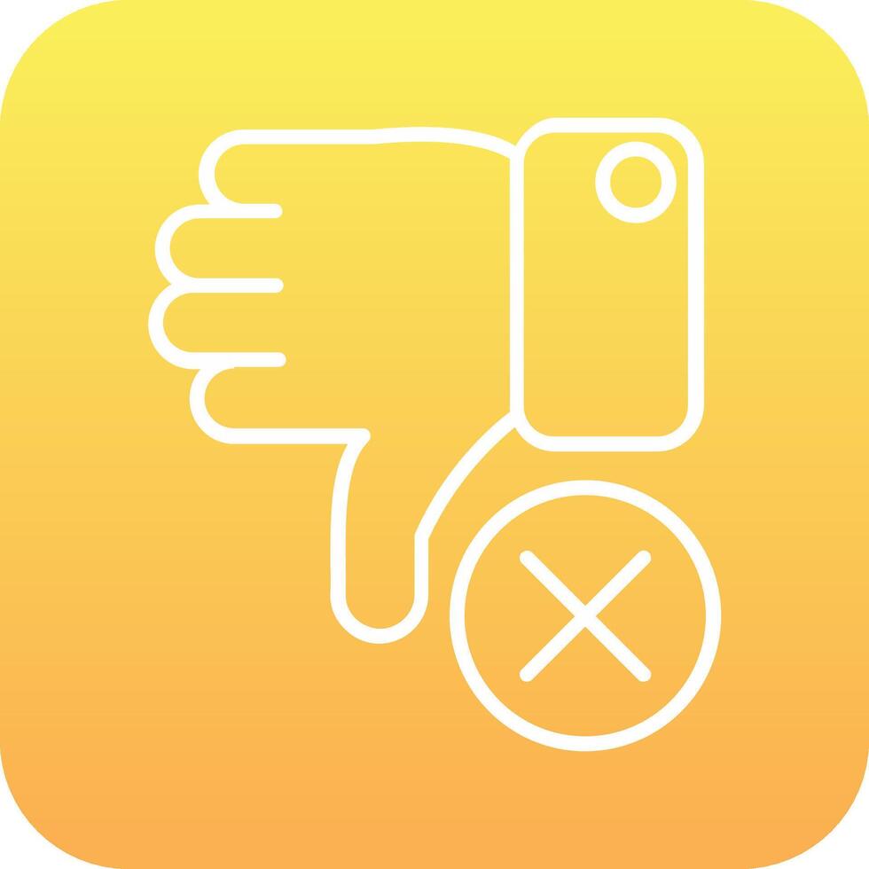 Dislike Vector Icon