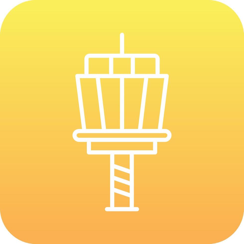 Control Tower Vector Icon