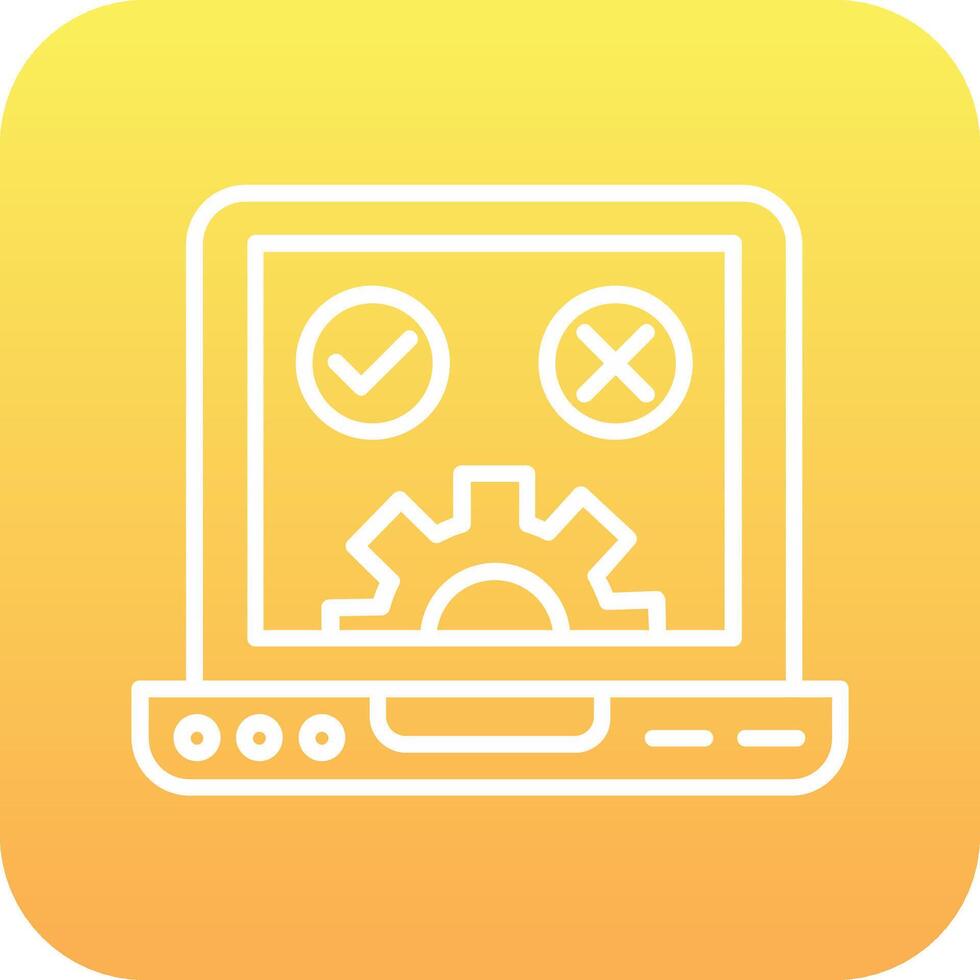 Tested Vector Icon