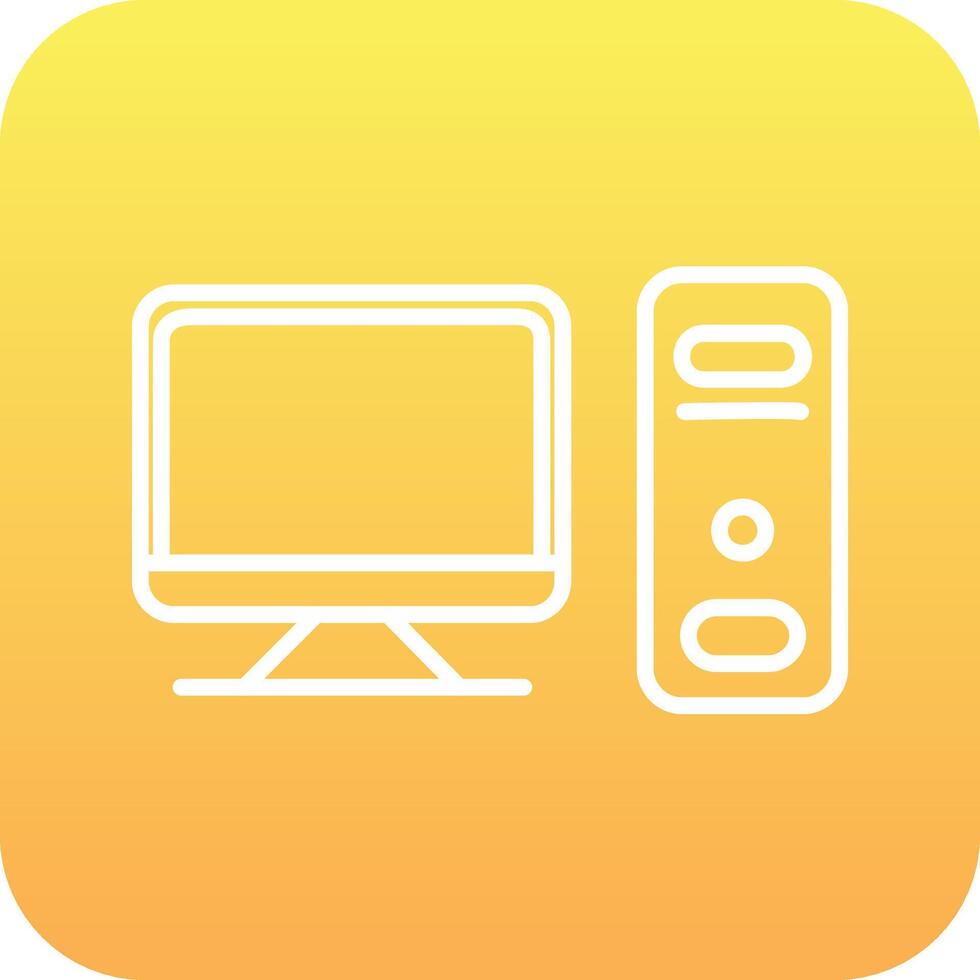Computer Vector Icon