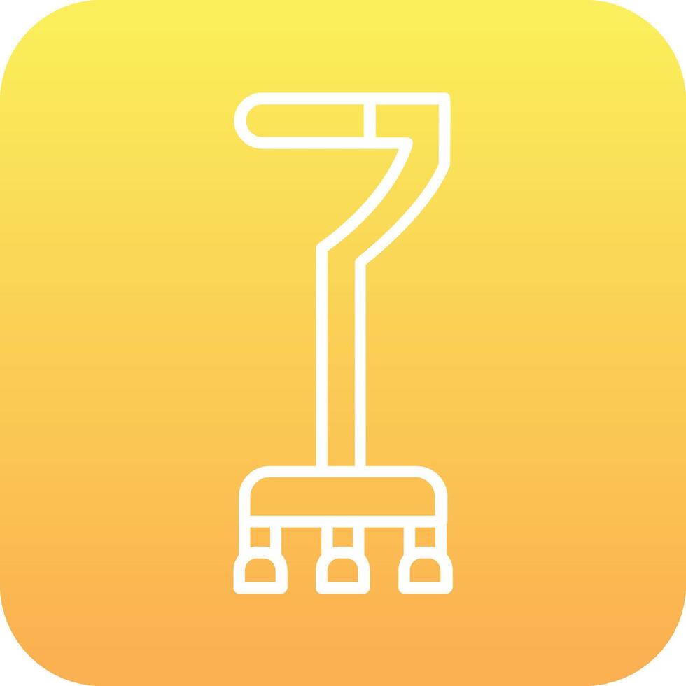 Walking Stick Vector Icon