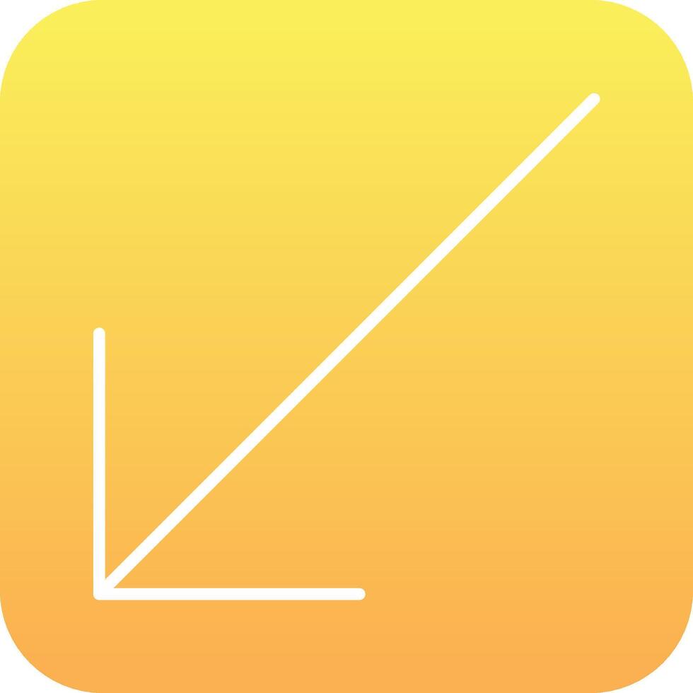 Down Left Arrow Vector Icon