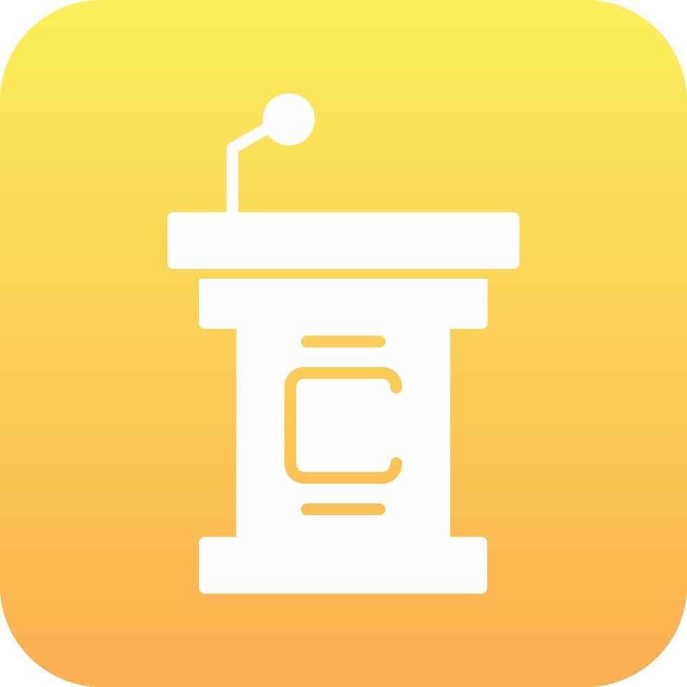 Lectern Vector Icon