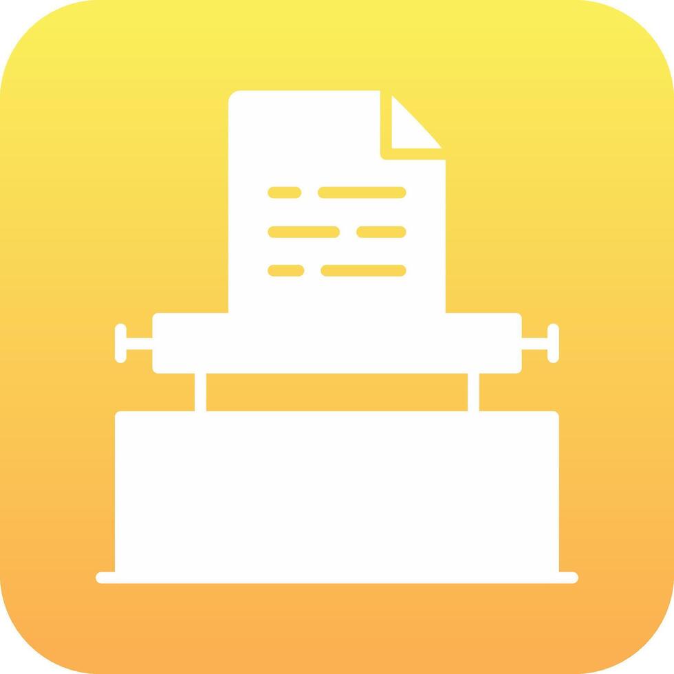 Typewriter Vector Icon
