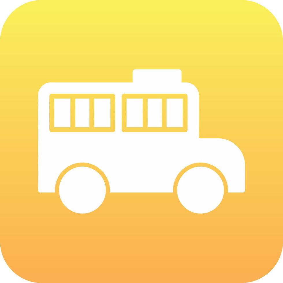 Prison Bus Vector Icon