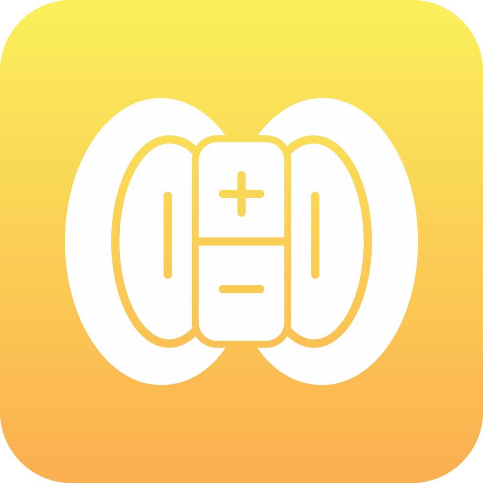 Magnetic Field Vector Icon
