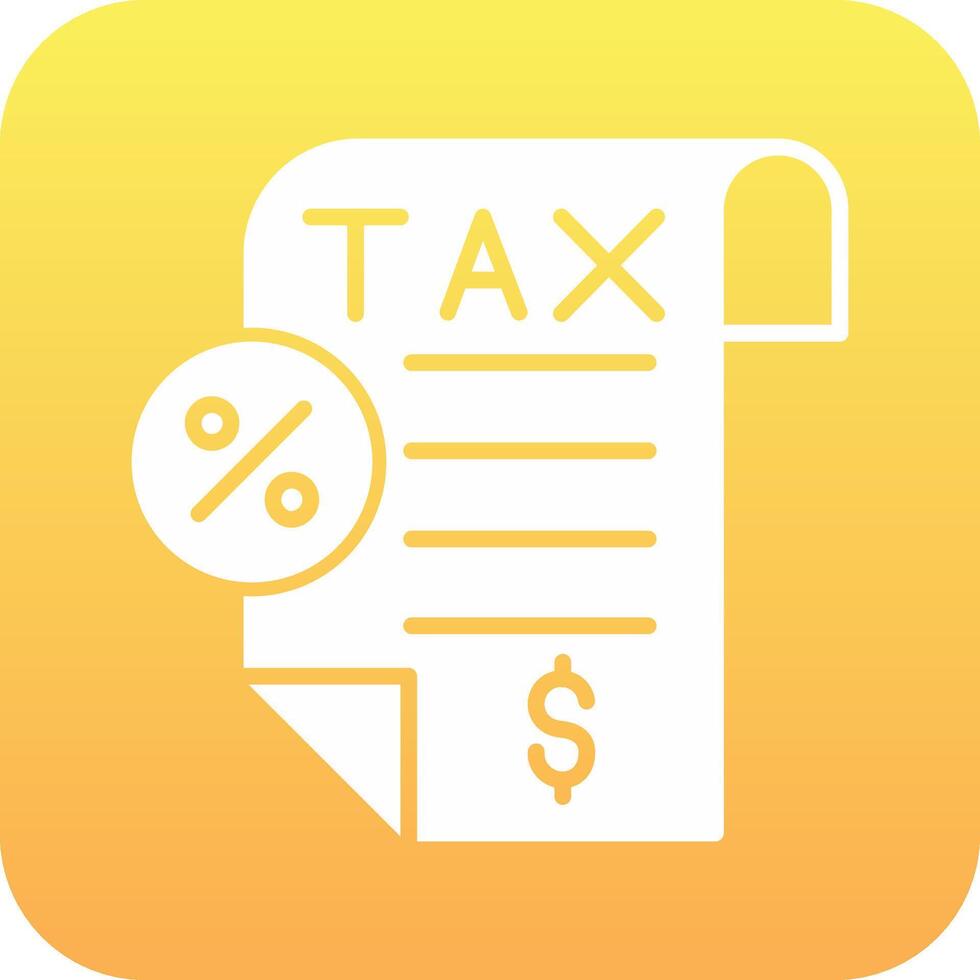 Tax Vector Icon