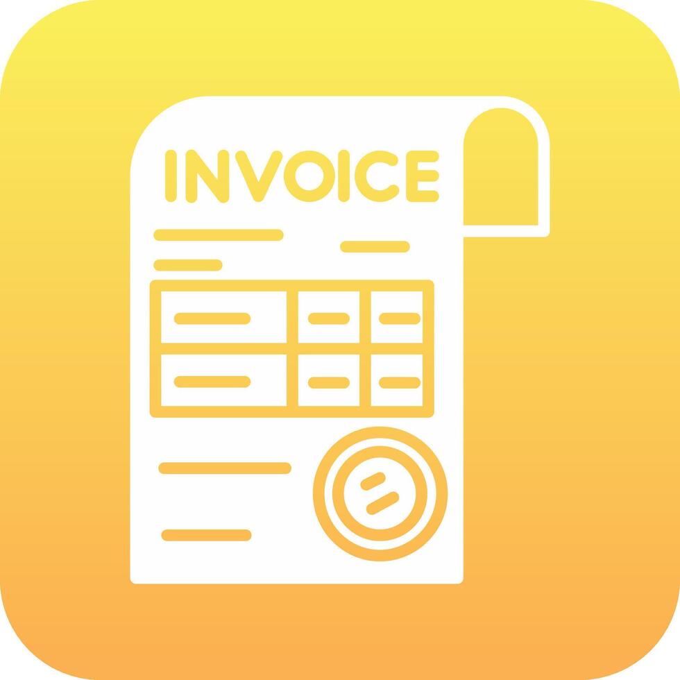 Invoice Vector Icon