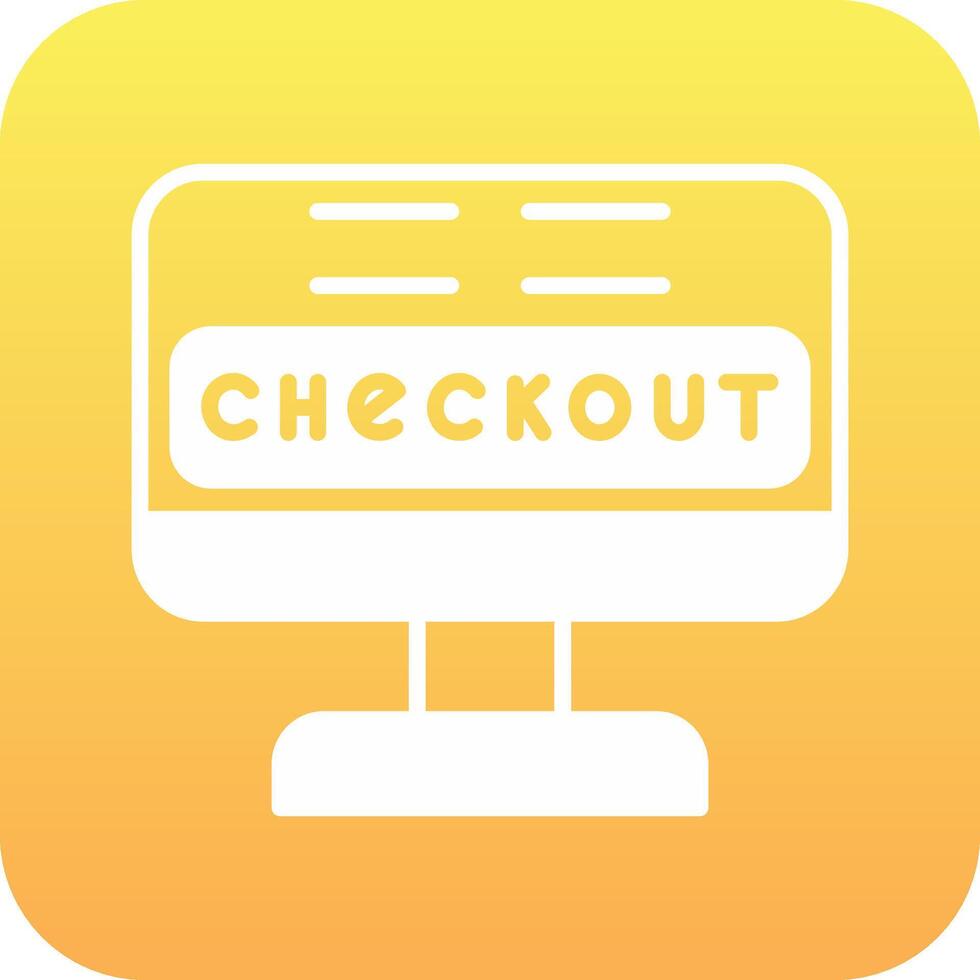 Checkout Vector Icon