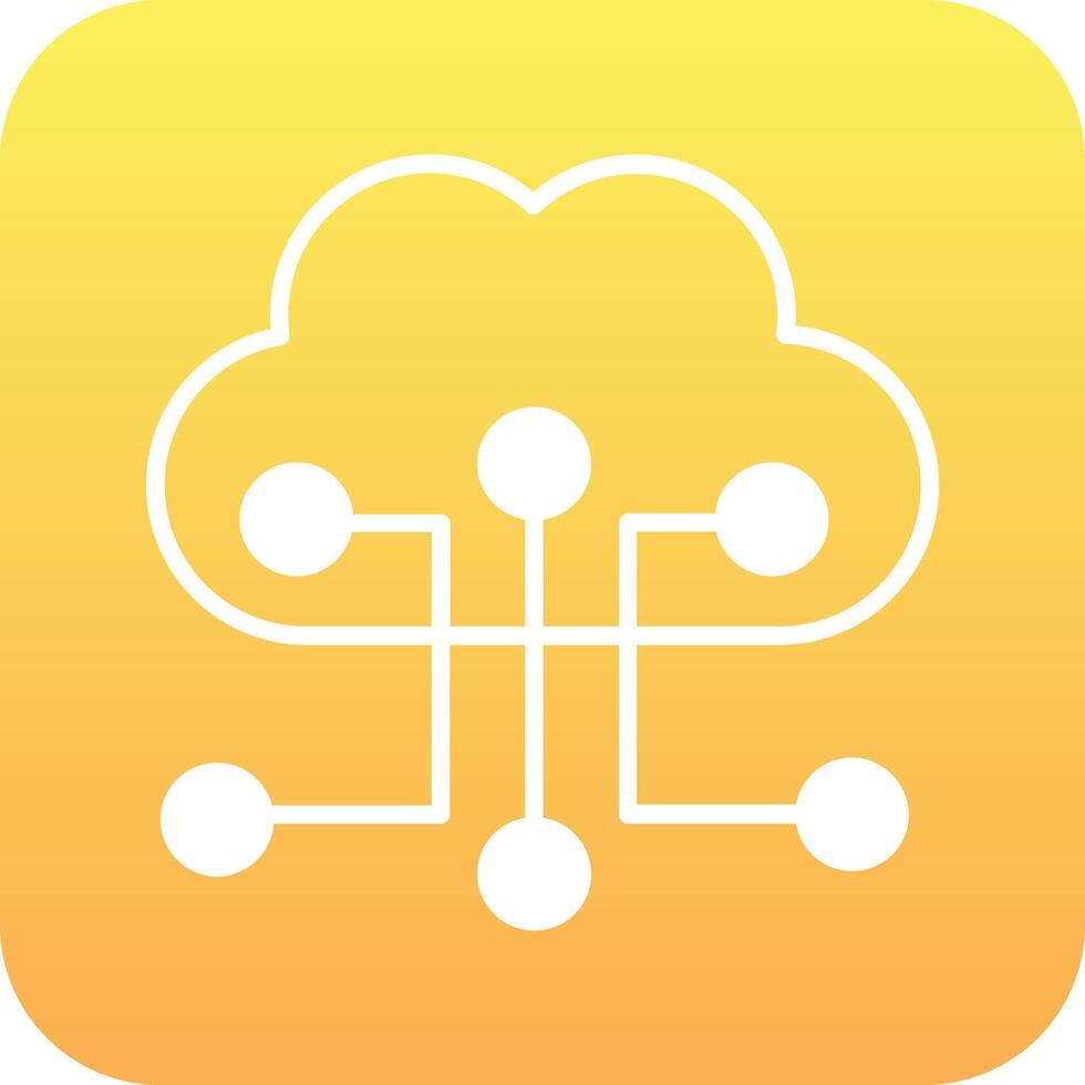Cloud Configuration Vector Icon
