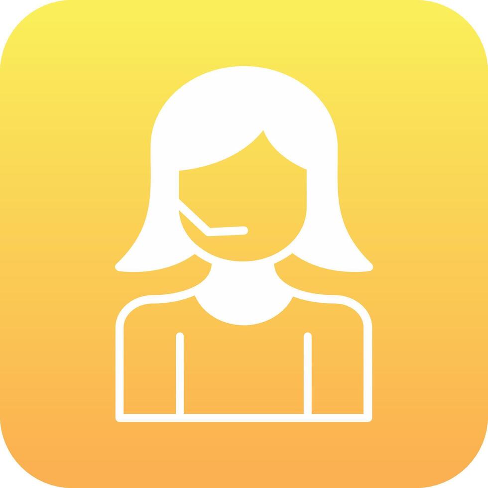 Customer Service Agent Vector Icon