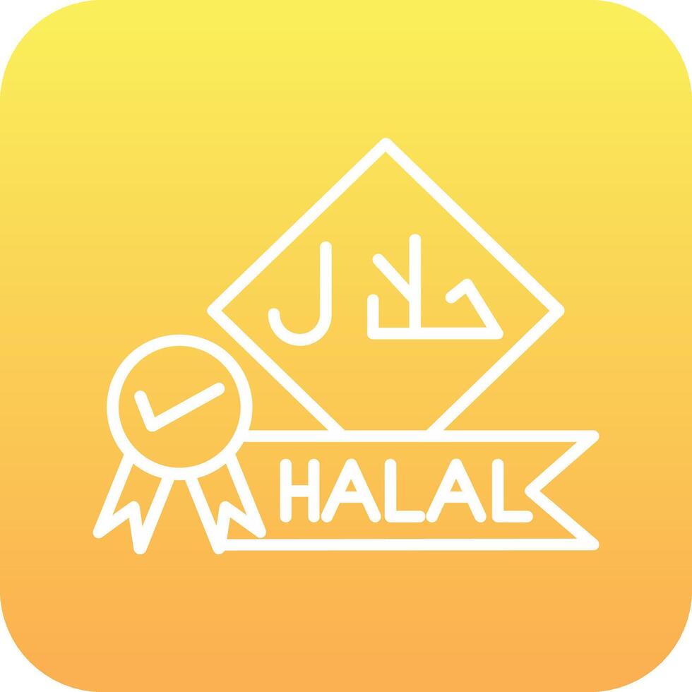 Halal Vector Icon
